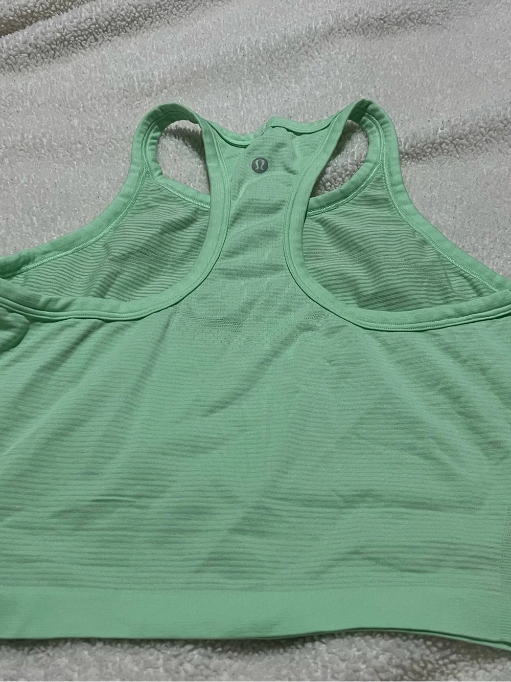 Lululemon Swiftly Tech Cropped Racerback Tank 2.0 Citra Lime